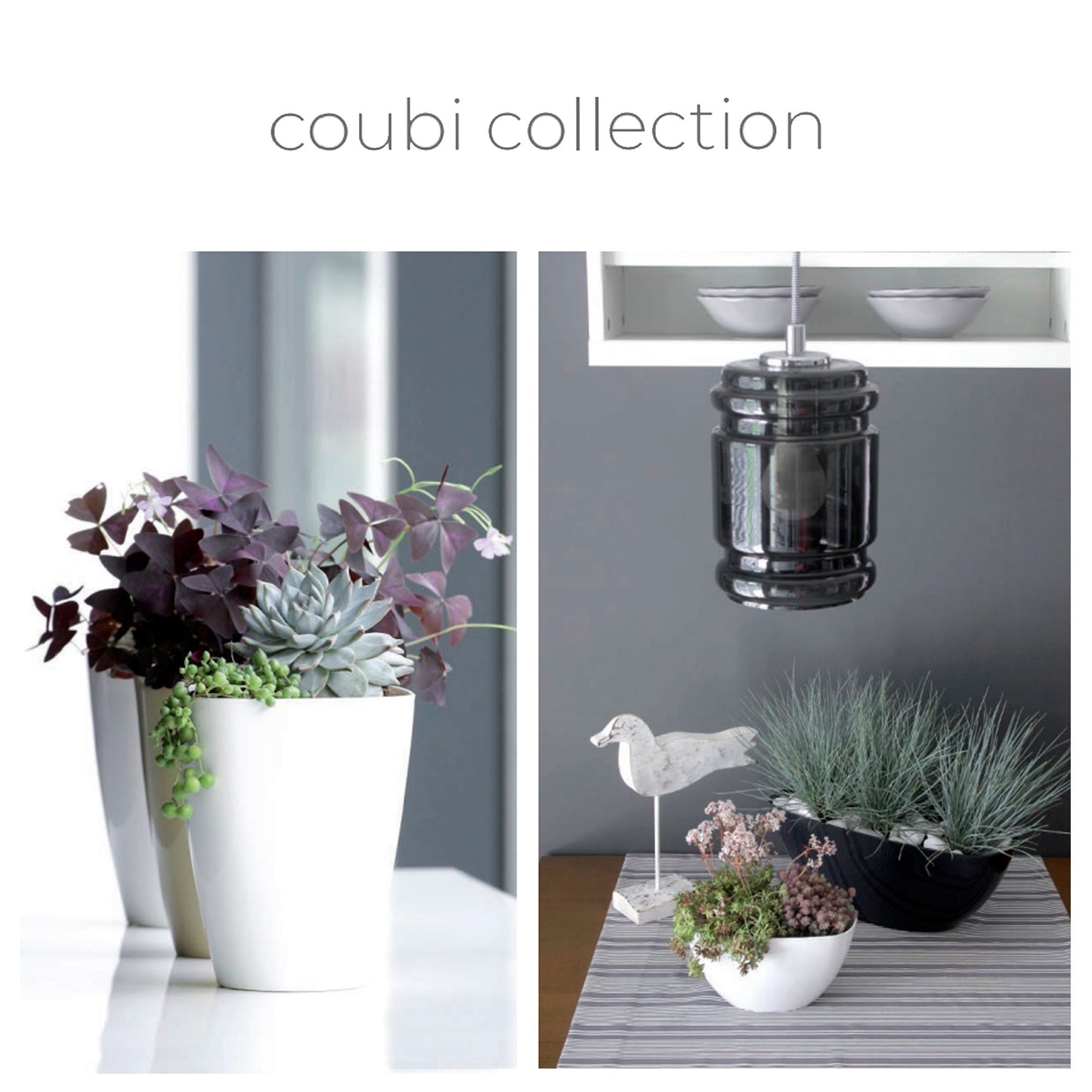 Maceta Coubi Orchid 3,8l., Dimensiones (mm) 360x150x132, Color Antracita