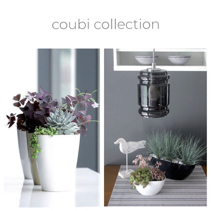 Maceta Coubi Orchid 1,5l., Dimensiones (mm) 132x132x160, Color Grafito