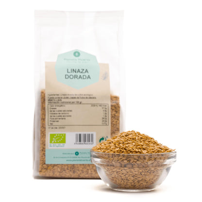 Sementes de linhaça dourada ECO Planeta Huerto 500 g