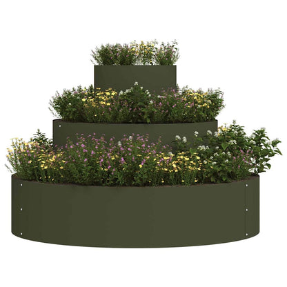 Maceta Para Jardín Verde Oliva 90 X 90 X 20 Cm_2