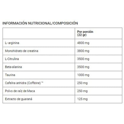 Pre-workout Impact 400 Gr_1