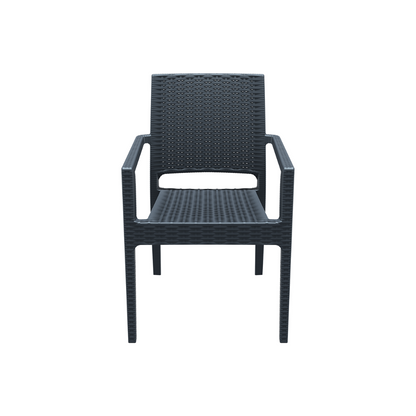 Siesta Exclusive Pack De 2 Sillas Para Exterior Ibiza Ratán Gris_2
