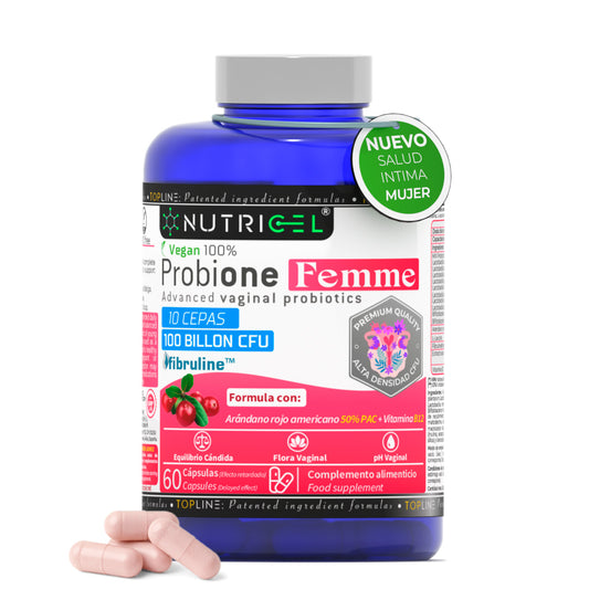 Probione Femme® - Probióticos Vaginales 10 Cepas Especificas + 100 Billones Ufc_0