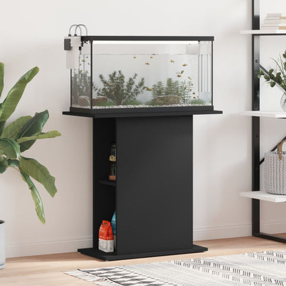 Vidaxl Soporte Para Acuario Madera De Ingeniería Negro 75x36x72,5 Cm_1