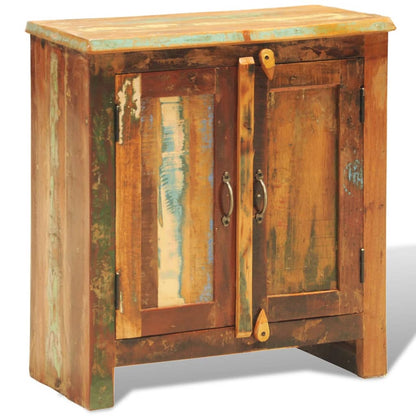 Mueble Vintage Con 2 Puertas Madera Maciza Reciclada_2