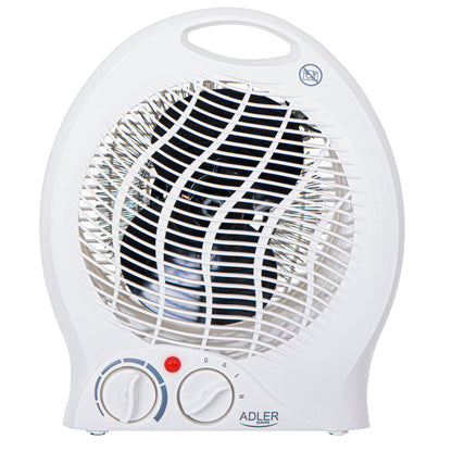 Calefactor Ventilador Aire Caliente / Frío, Termoventilador, 2 Niveles Temperatura, Termostato Adler Ad 7728, Blanco_4