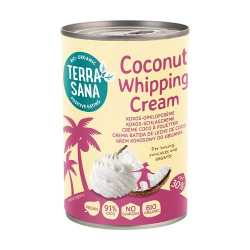 Crema batida de leche de coco 400 g Terrasana