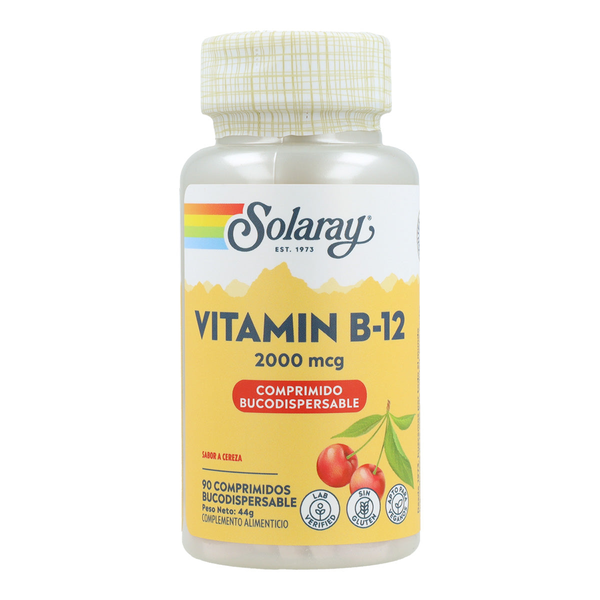 Solaray Vitamina B-12 2000 mcg 90 comprimidos
