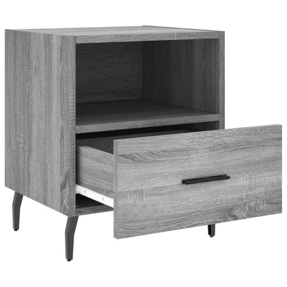 Mesitas Noche 2 Uds Madera Ingeniería Gris Sonoma 40x35x47,5 Cm_3