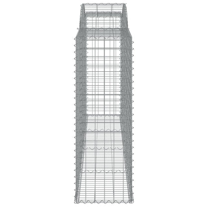 Cestas Gaviones 17 Uds Forma De Arco Hierro 300x50x140/160 Cm_4