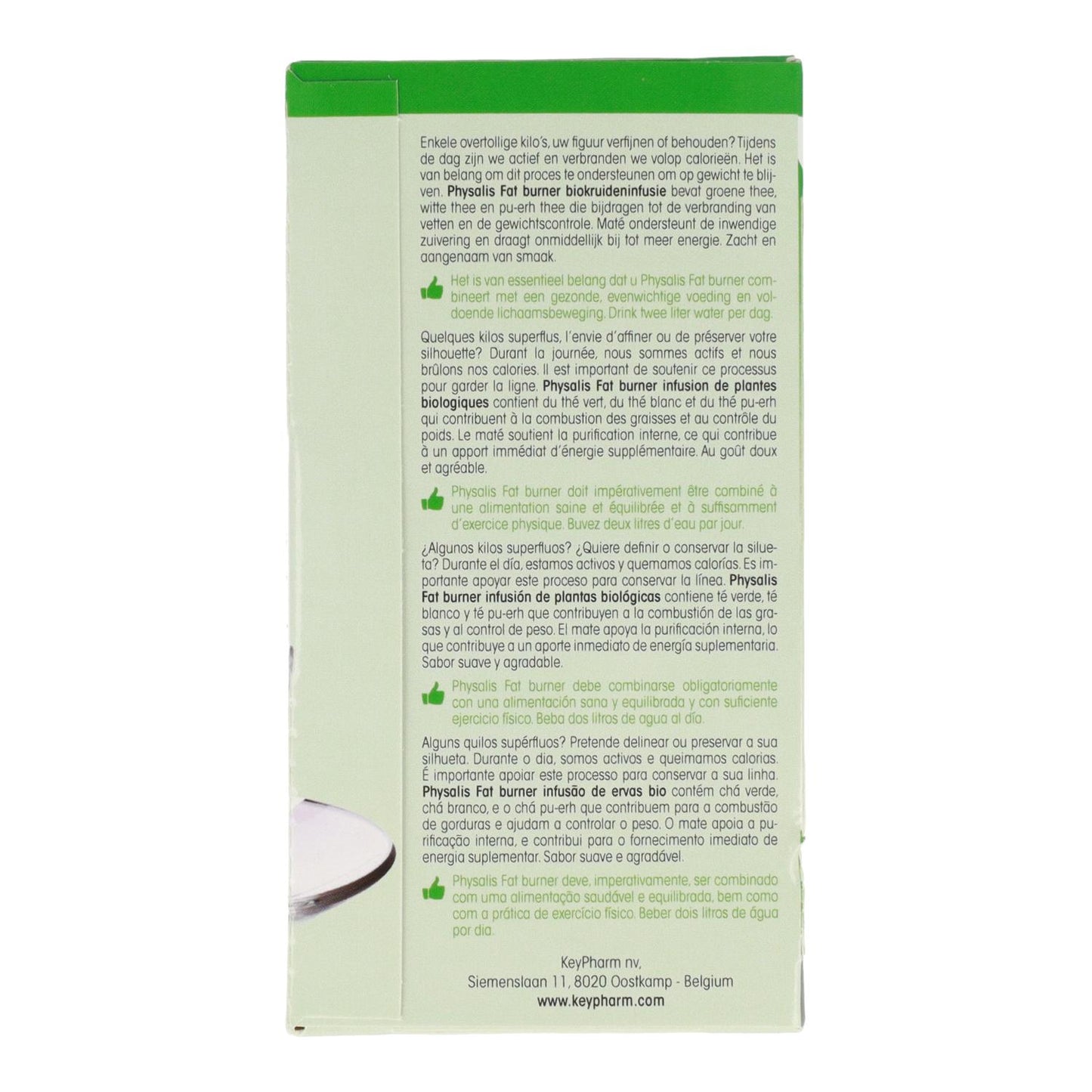 Infusão Queimadora de Gordura Physalis 20 saquetas