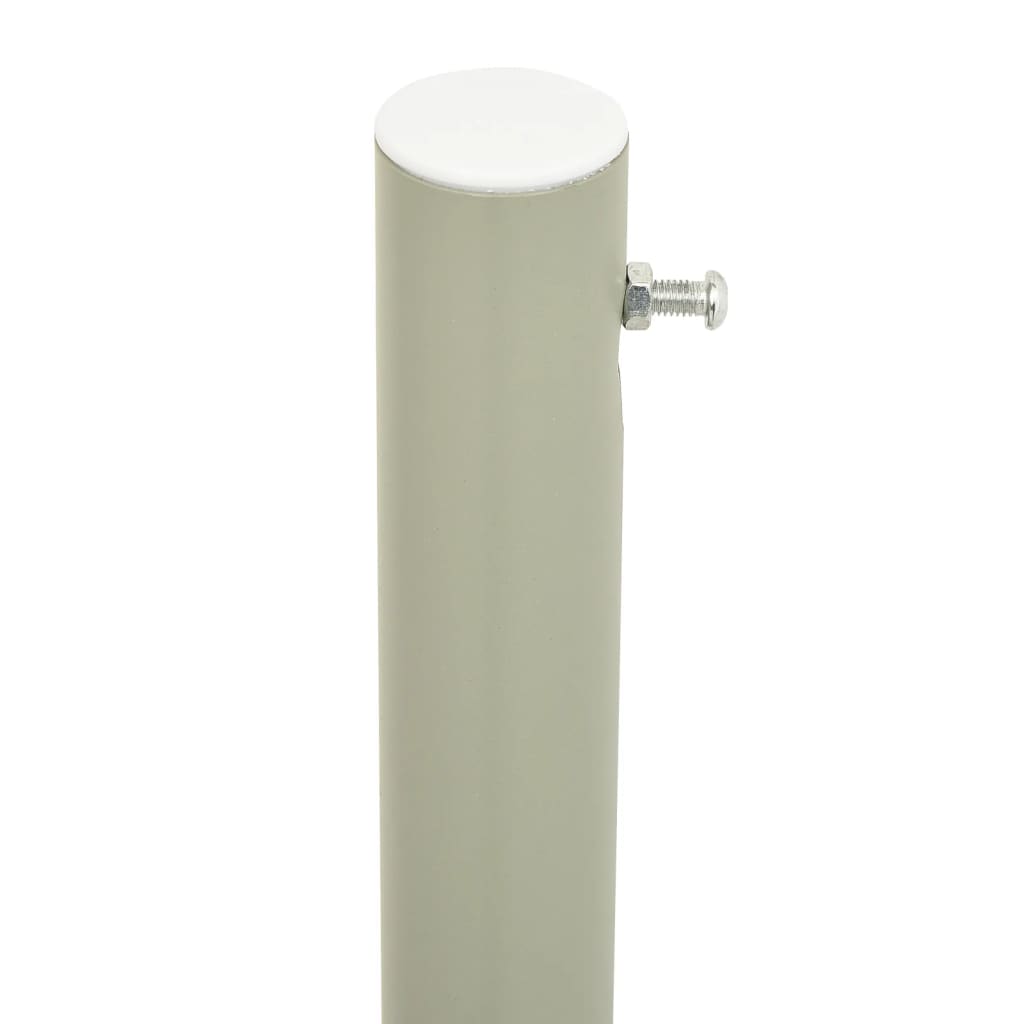 Toldo Lateral Retráctil Para Patio Marrón 200x300 Cm_2