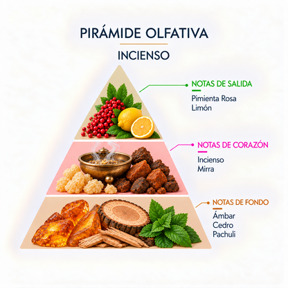 Incienso Natural de Incienso SYS Aromas | 20 Sticks | Aroma Amaderado y Especiado | Carbón Vegetal y Resinas_1