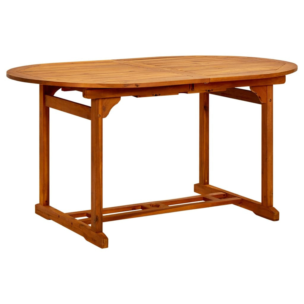 Vidaxl Juego De Comedor De Jardín 7 Pzas Madera Maciza De Acacia_4