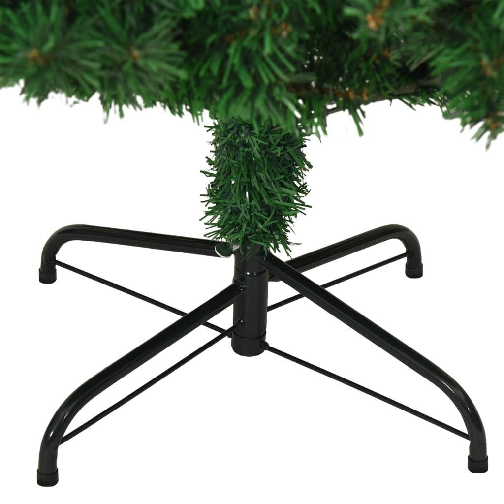 Vidaxl Árbol De Navidad Artificial Con Ramas Gruesas Pvc Verde 180 Cm_4