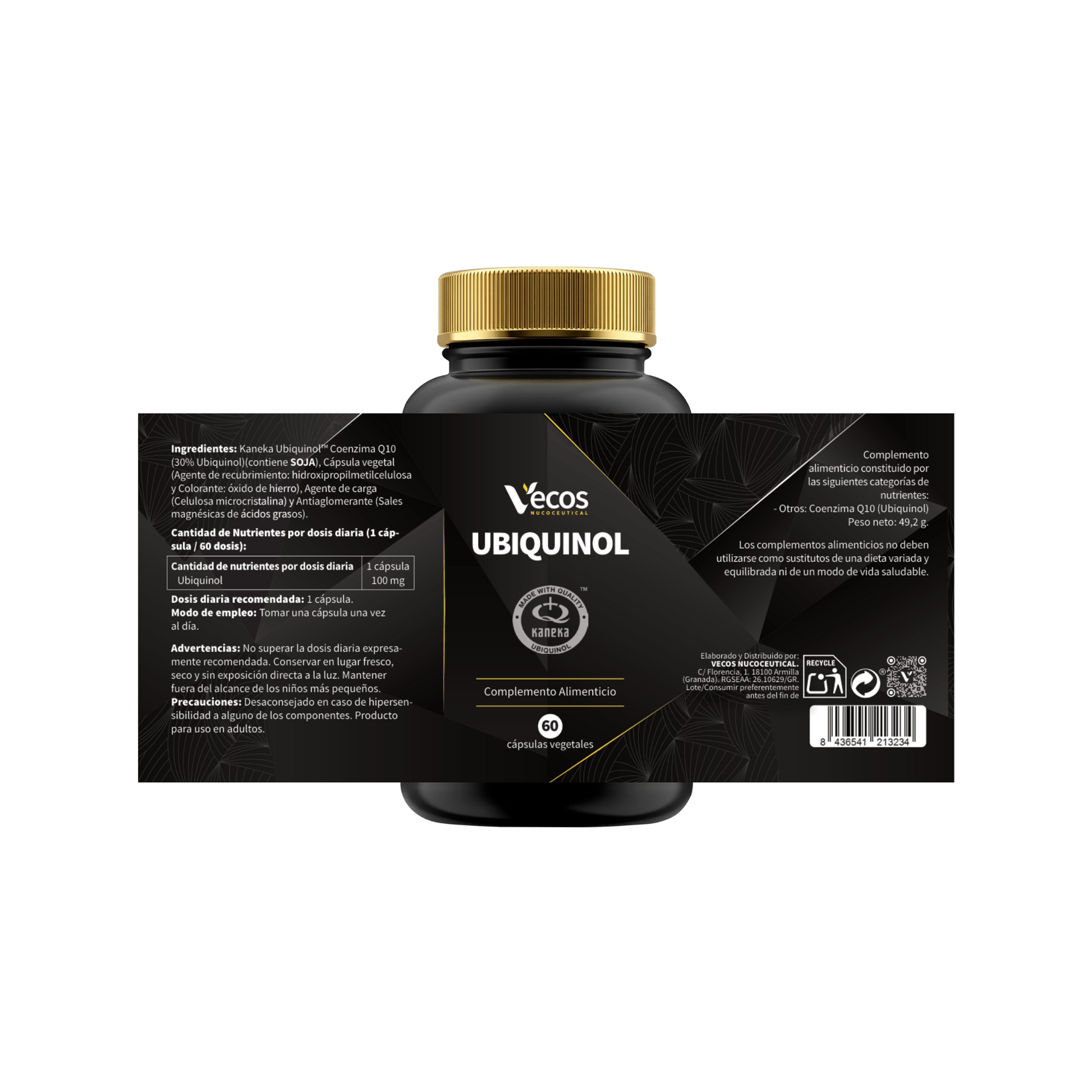 Electrovital Vecos 90 Cápsulas | Hidratación Y Electrolitos | Sales Minerales + Vitaminas Para Deporte_4