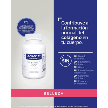 Vitamina C 1000 90 cápsulas Pure Encapsulations