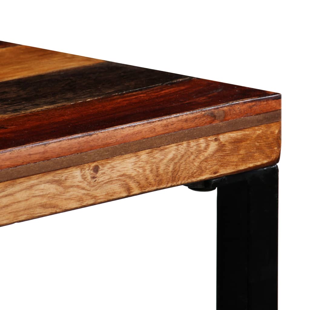Mesa De Bar De Madera Maciza Reciclada 120x60x106 Cm_3