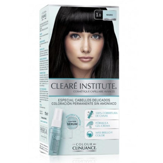 Coloração Clinuance 1.0 Black Delicate Hair. Cleare Institute