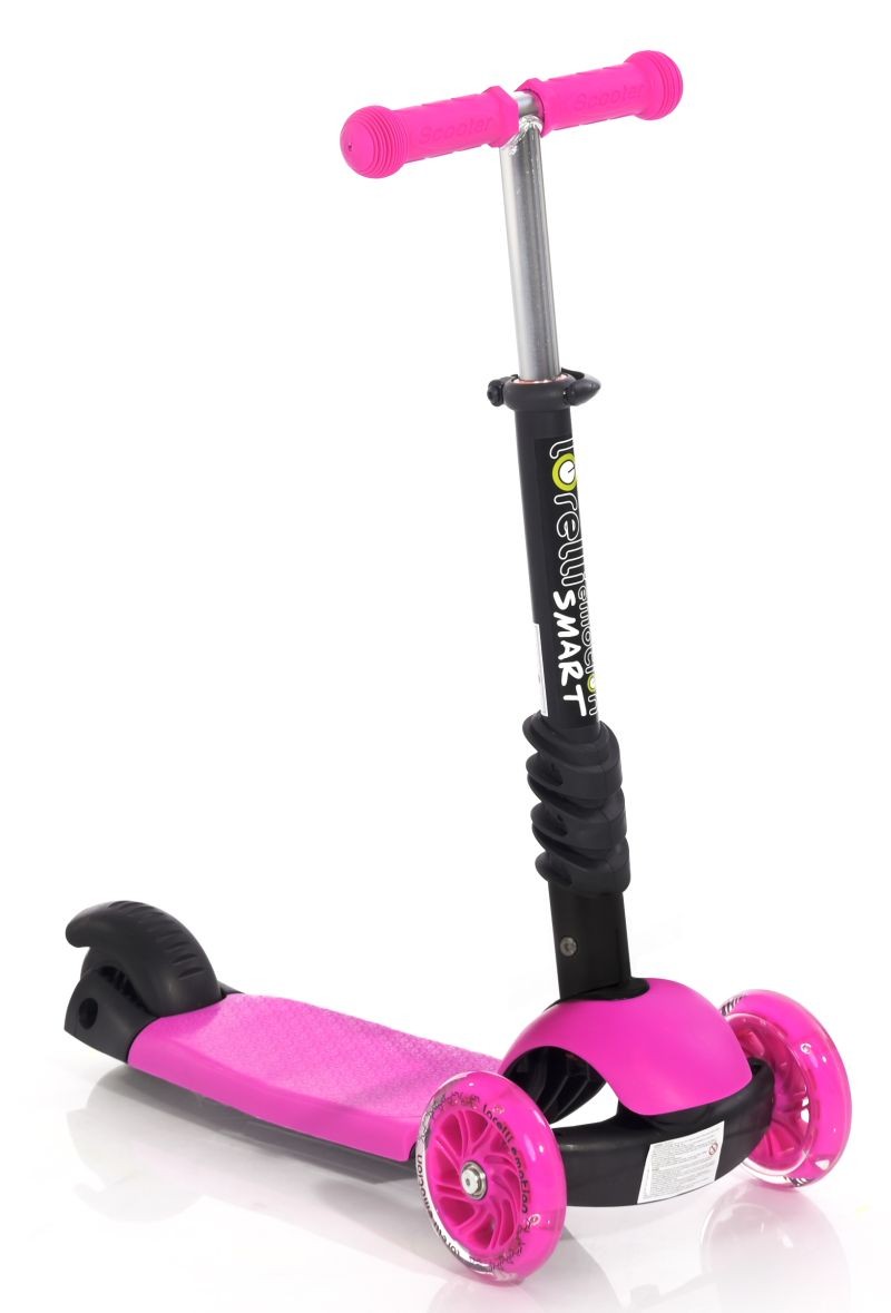 Patinete Infantil Con Asiento Smart Pink_4