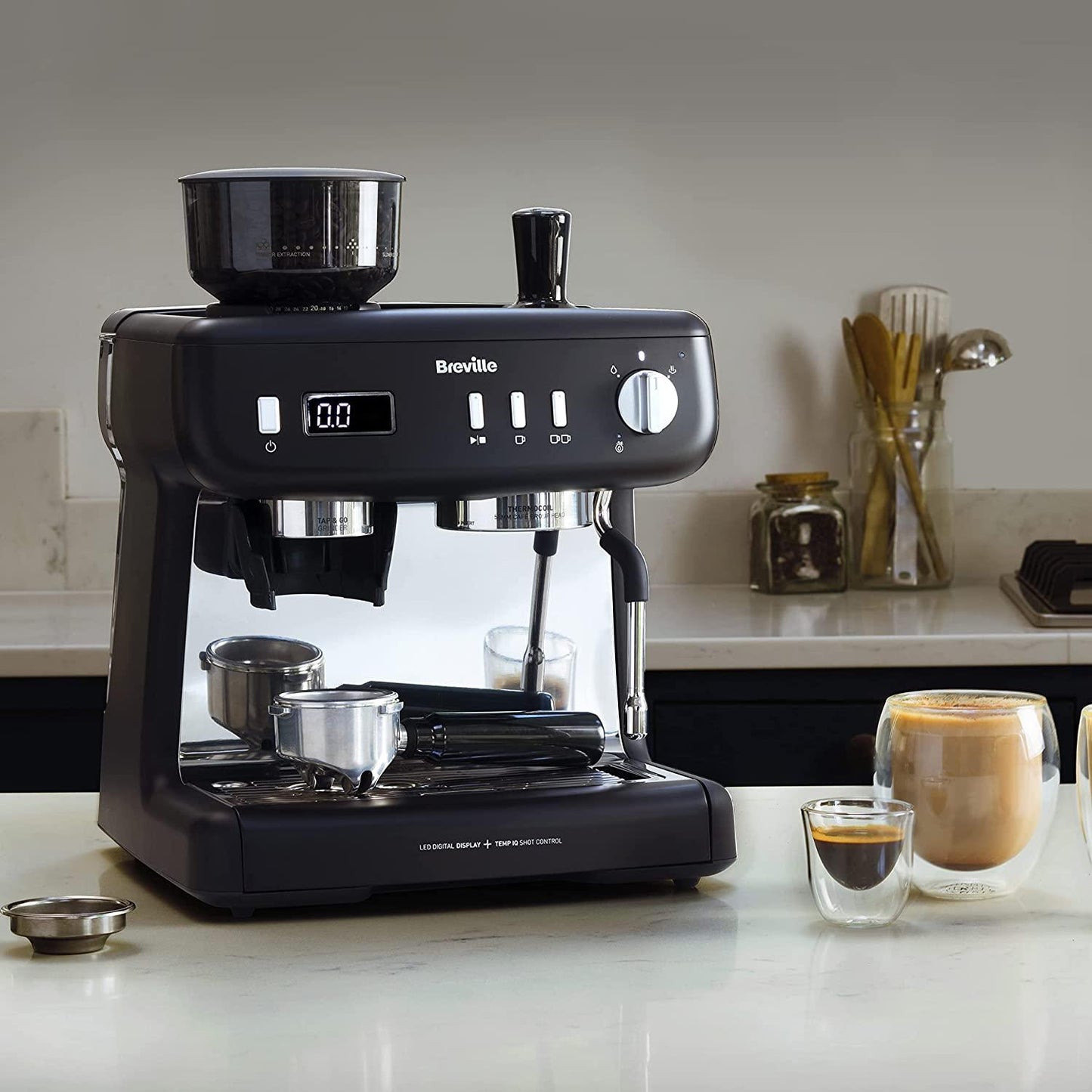 Máquina de café Breville Barista Max+ Negro (Reacondicionado)