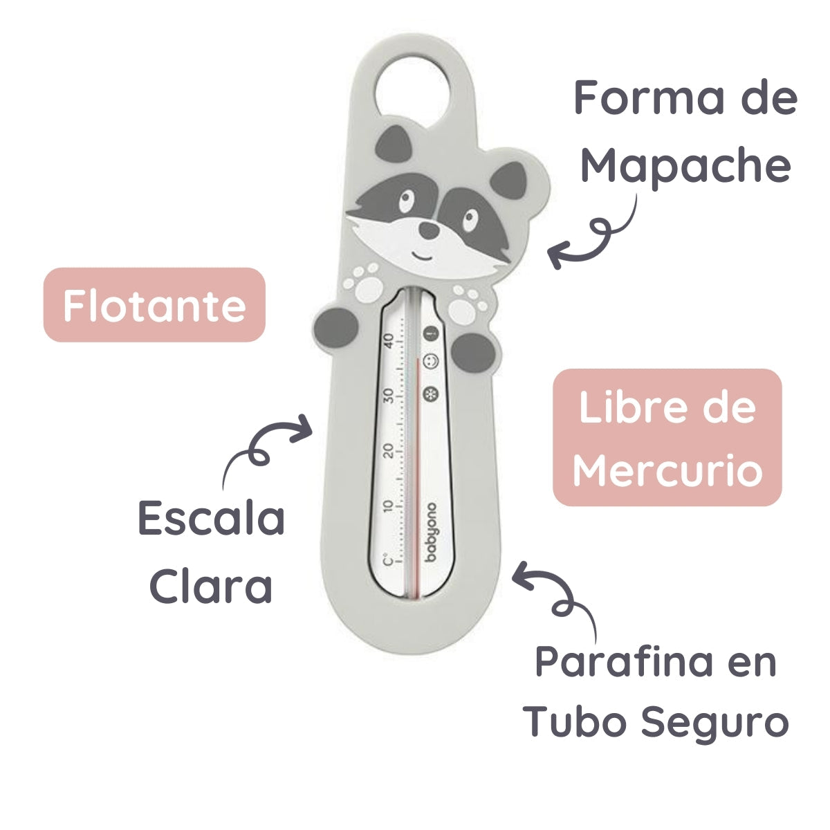 Babyono Termometro Del Agua Para Bebés Animalitos_4
