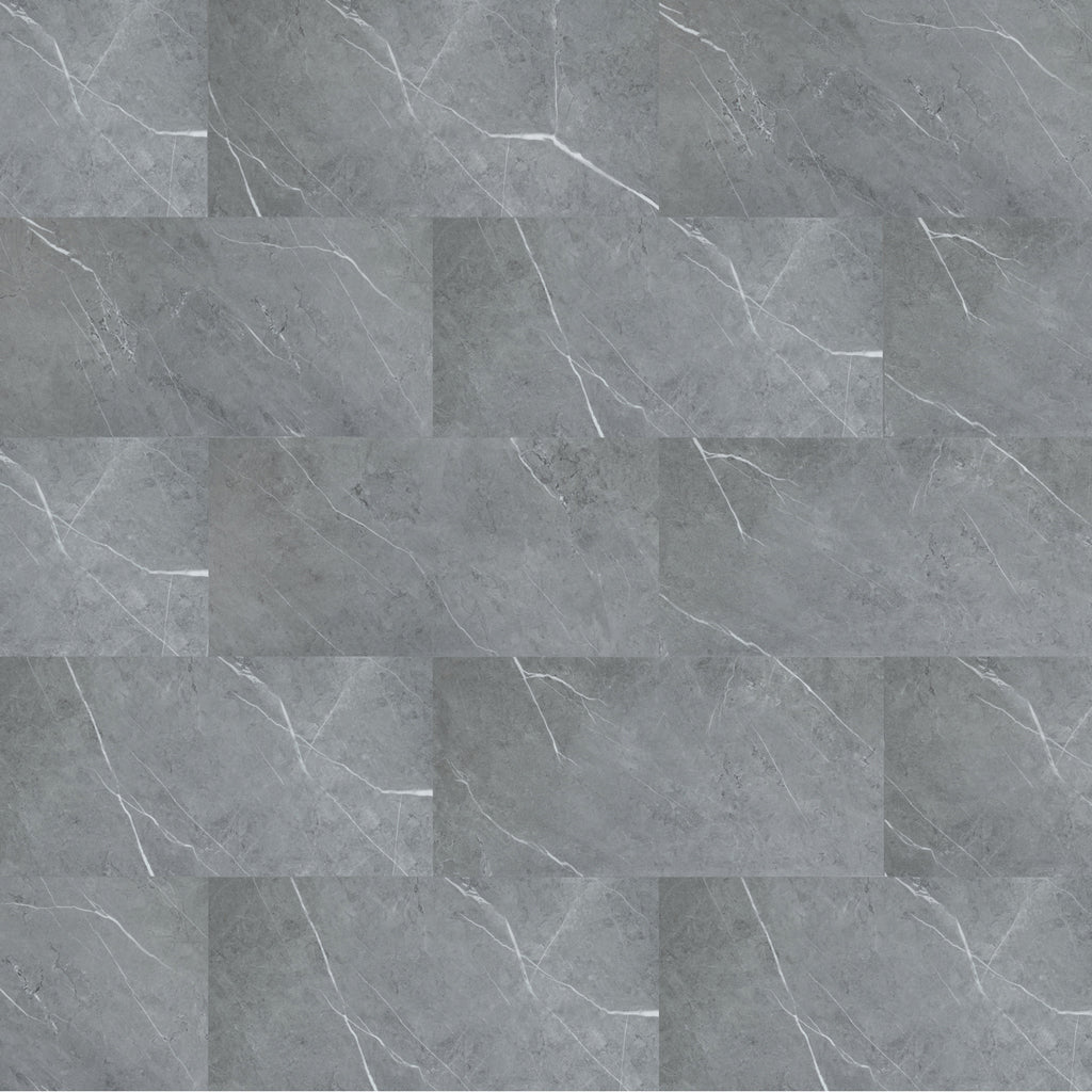 Aqua Click Tiles - Paneles De Pared A Prueba De Agua Y Panel De Sueloe  - Hawick - Gris - 12 Paneles (2,23m²)_1