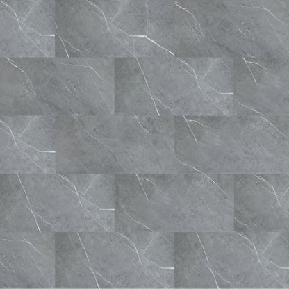 Aqua Click Tiles - Paneles De Pared A Prueba De Agua Y Panel De Sueloe  - Hawick - Gris - 12 Paneles (2,23m²)_1