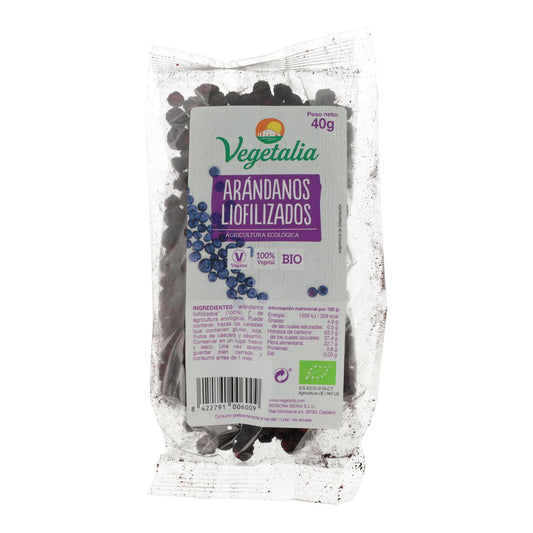 Mirtilos Liofilizados Biológicos Vegetalia 40 g