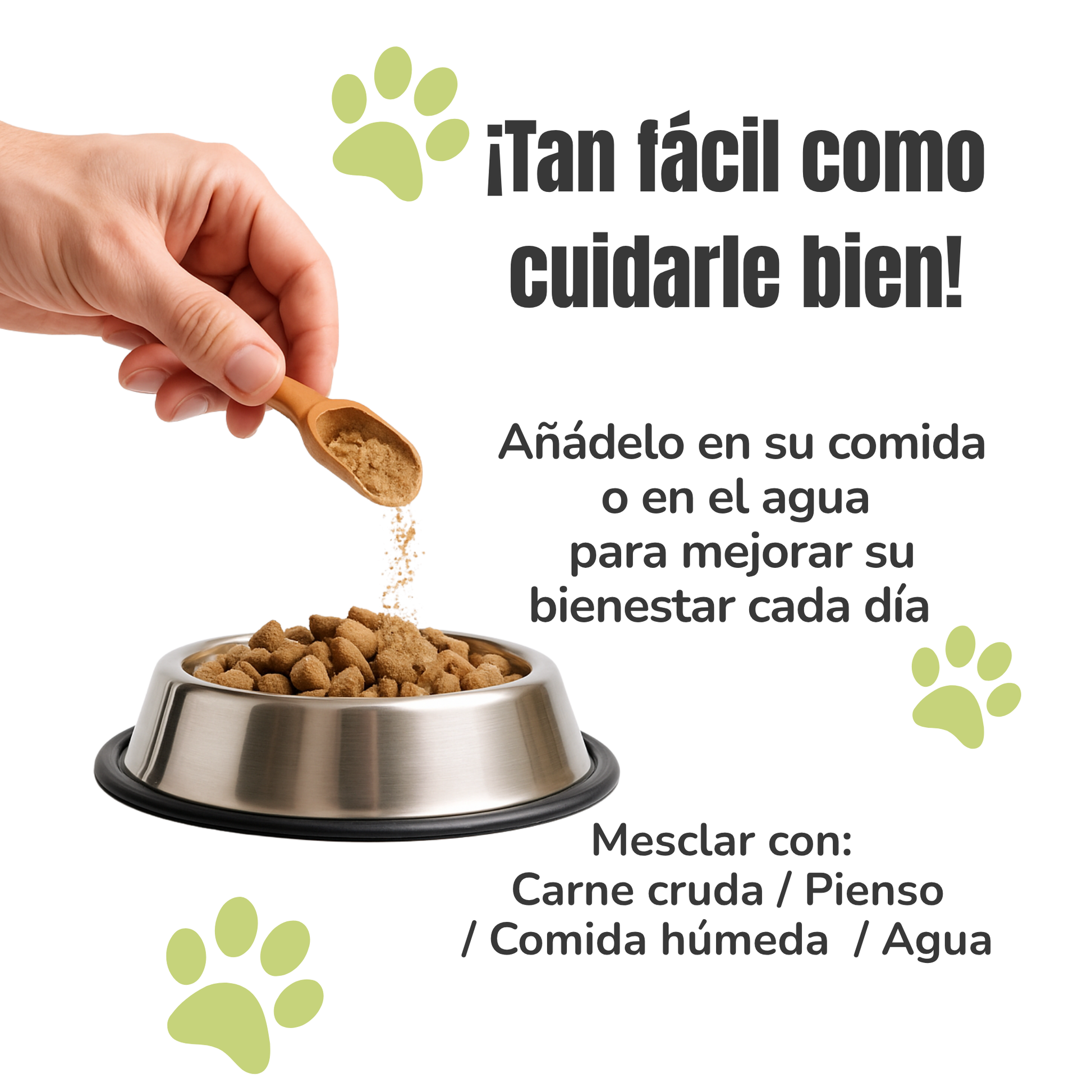 Suplemento natural para perros y gatos – Espirulina ECO Vitalidad & Defensas 100 g_4