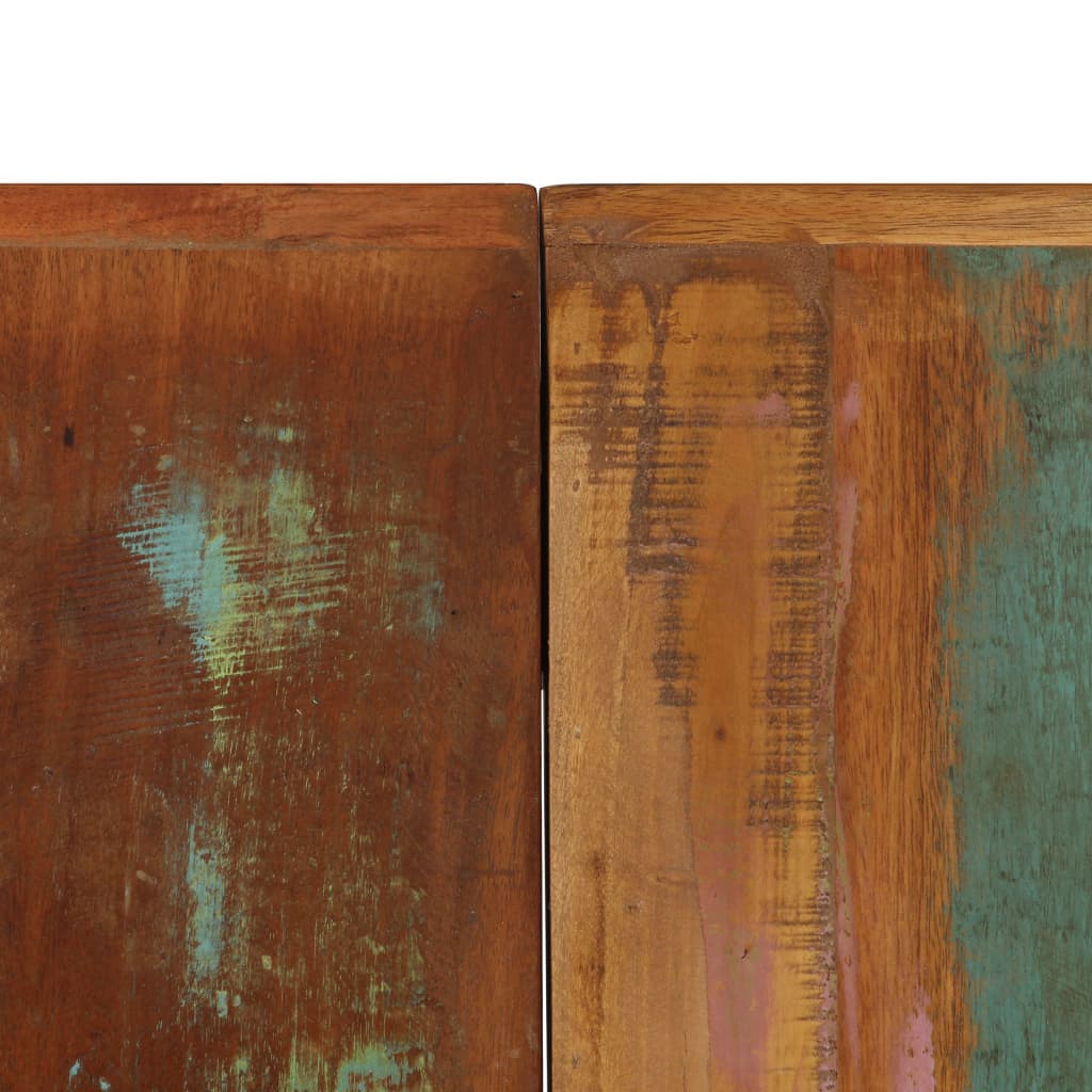 Mesa De Comedor De Madera Maciza Reciclada 140x70x75 Cm_4