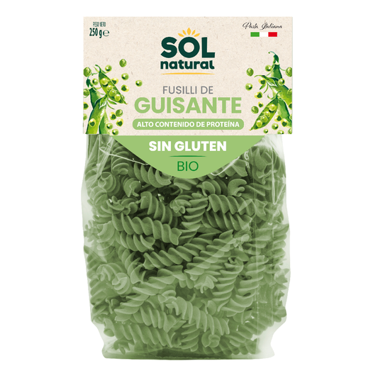 Sol Natural Bio Fusilli Ervilha Sem Glúten 250 g