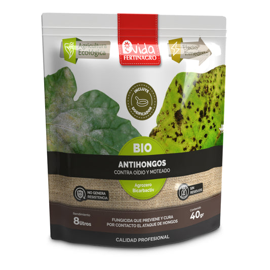 Fertinagro Antifúngico em Pó Orgânico Fungicida 40 g Oídio Manchado