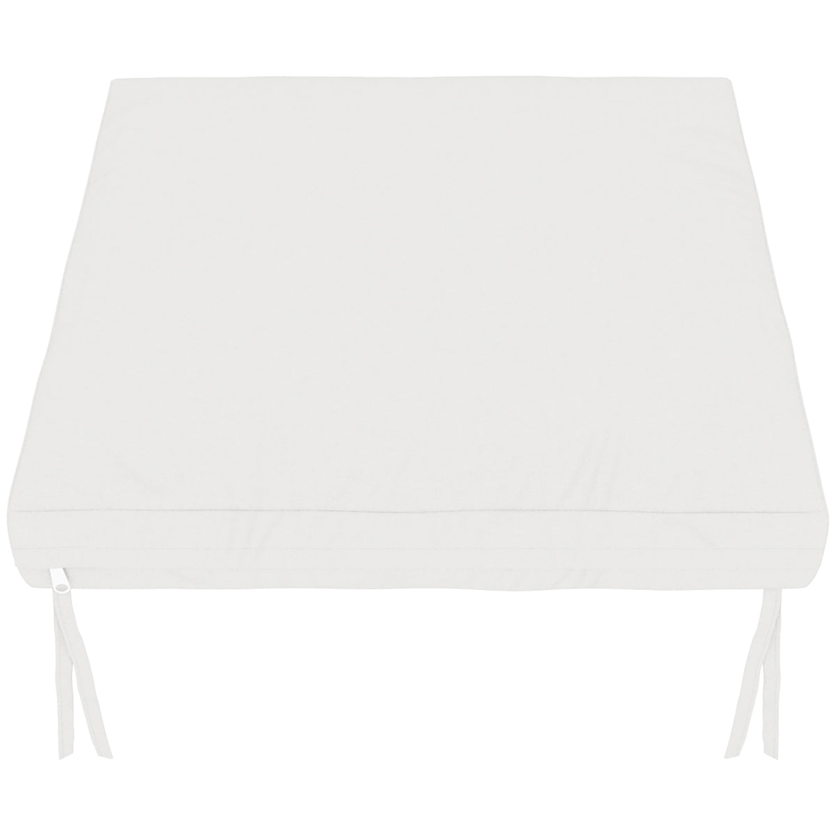 Outsunny Juego De Cojines Para Sillas De Comedor De 6 Piezas 46x42x7 Cm Crema_4