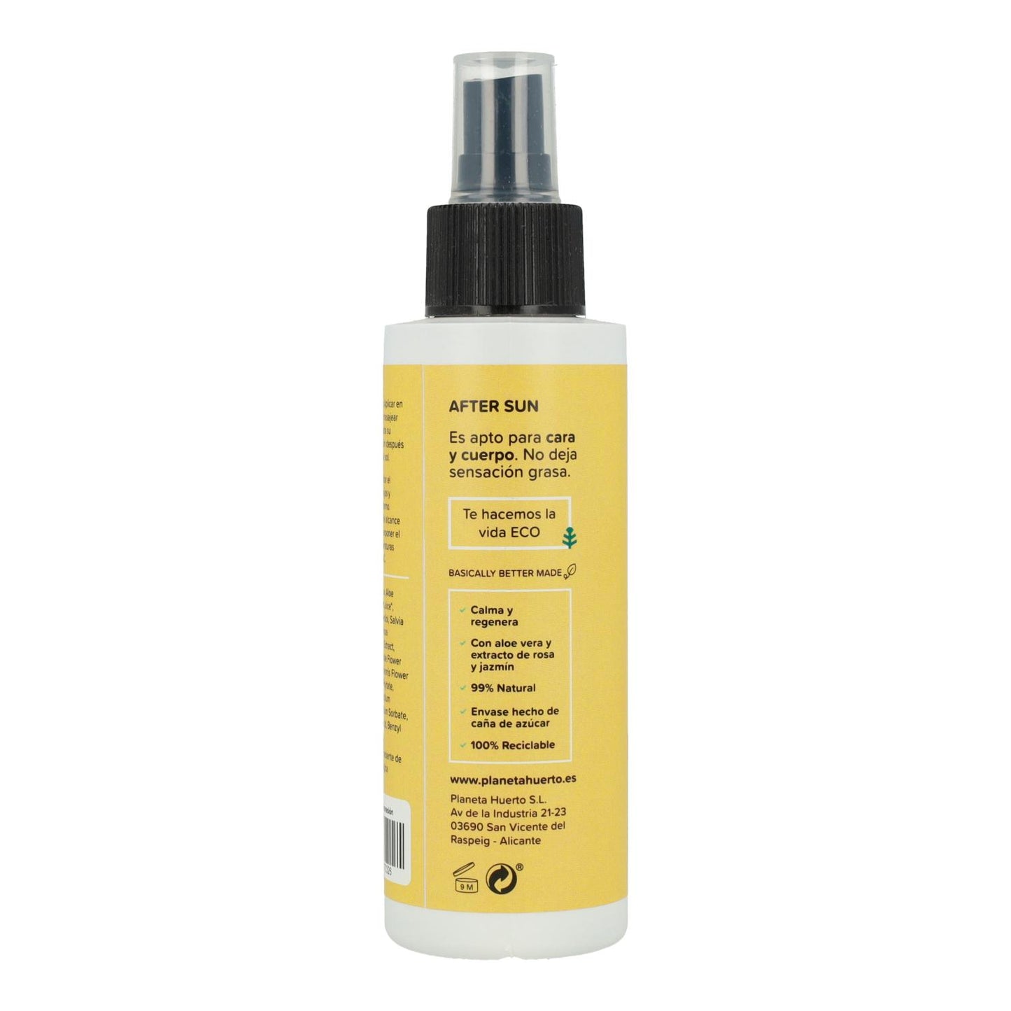 Planeta Huerto Loção Pós-Solar Suavizante 125 ml