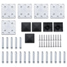 Conjunto De Painel De Cerca Wpc Marrom 699x146 Cm / Vetonek