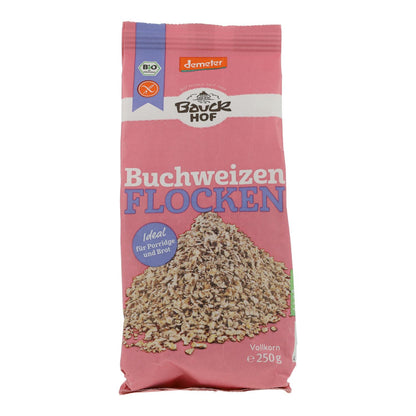 Flocos de trigo sarraceno sem glúten Bauckhof 250 g
