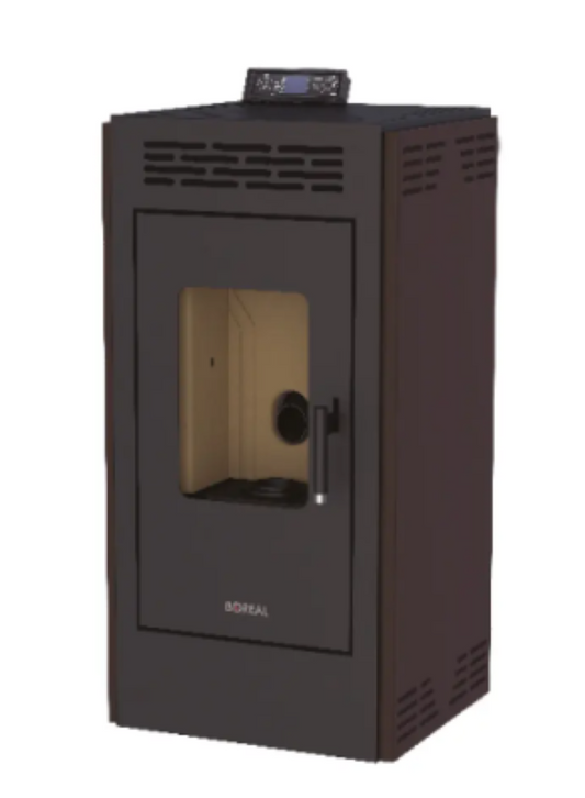 Bricosol Estufa De Pellet Boreal 9 Kw Marron_0