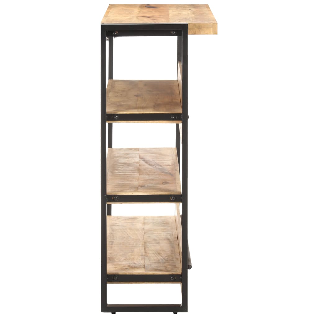 Mesa De Bar Madera Maciza De Mango Rugosa 120x40x101 Cm_1