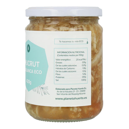 Chucrute de couve branca ECO Planeta Huerto 420 g