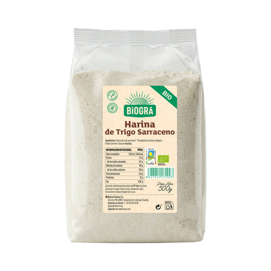 Farinha de Trigo Sarraceno Integral Bio 500 g Biográ