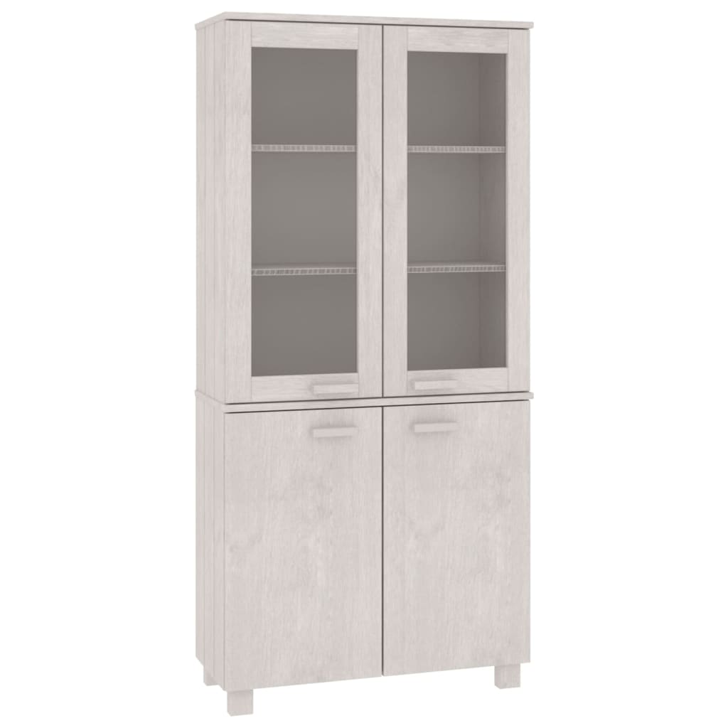 Aparador Hamar Madera De Pino Maciza Blanco_1