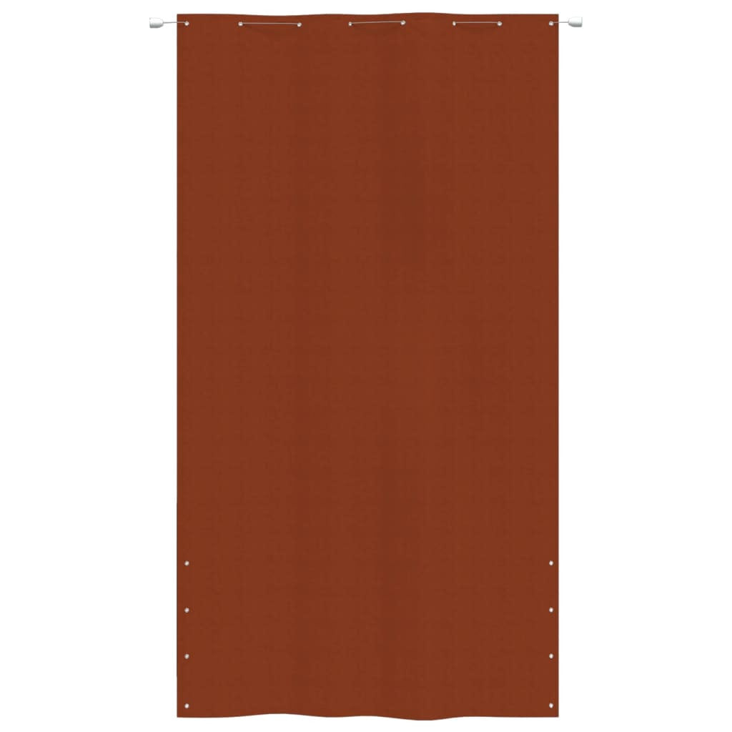 Vidaxl Toldo Pantalla Para Balcón De Tela Oxford Terracota 160x240 Cm_1