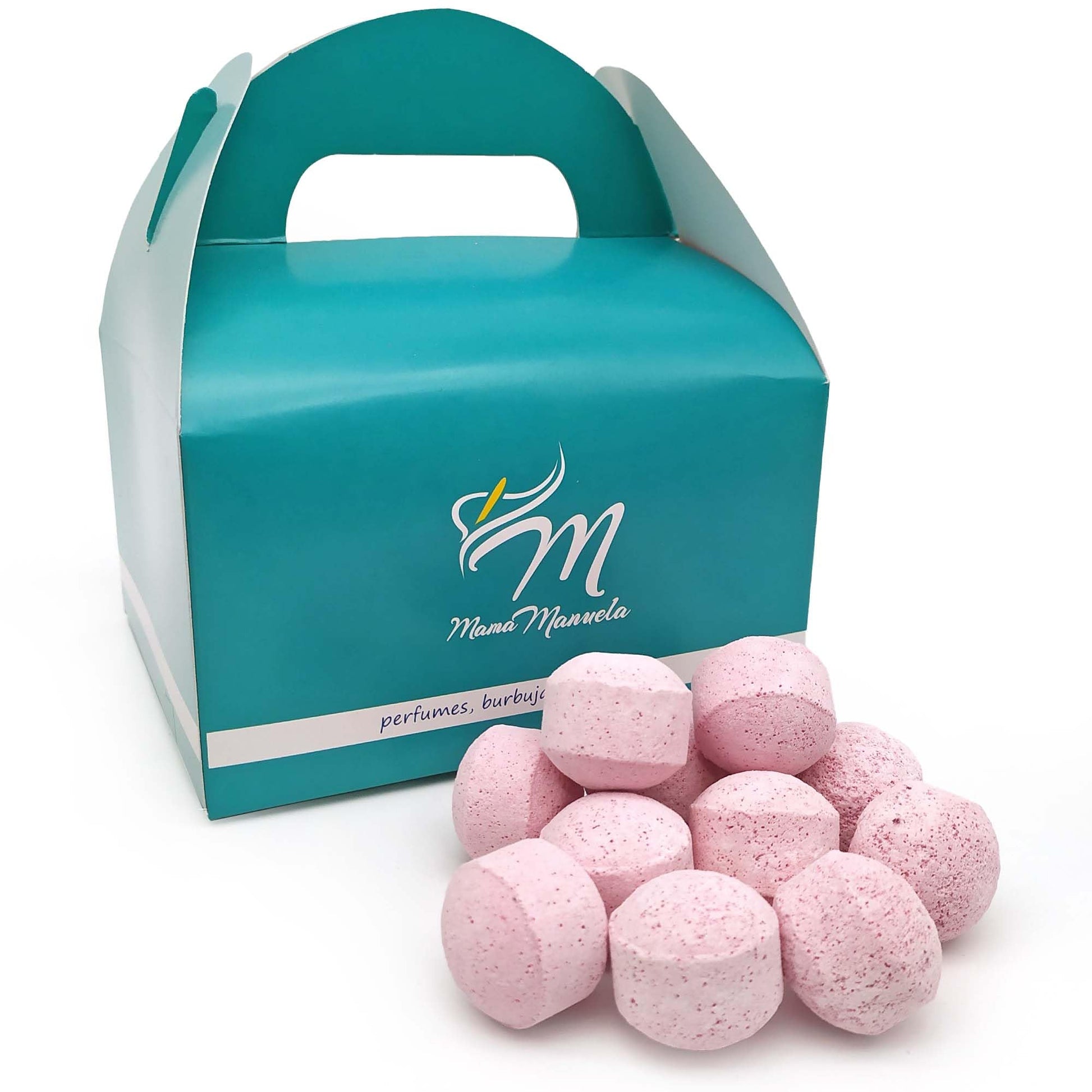Caja 50 Mini Bombas Efervescentes Para Manicura Y Pedicura - Ablandan Durezas, Uñas Y Cutículas - Aroma Rosas_0
