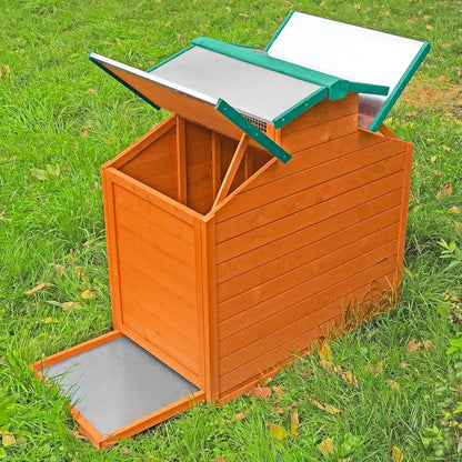 Gallinero Halifax Para 3-4 Gallinas de madera, bandeja extraíble_2