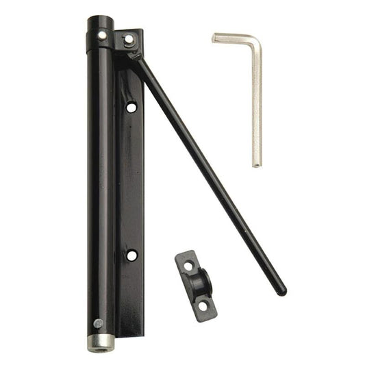 Muelle Puerta Wolfpack Aluminio Anodizado Negro (blister 1 Pieza)