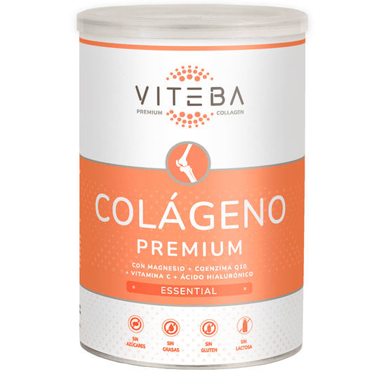 Viteba Colágeno Hidrolizado Essential en polvo 330 g + Ácido Hialurónico + Coenzima Q10 + Magnesio │ SIN sabor NI olor_0