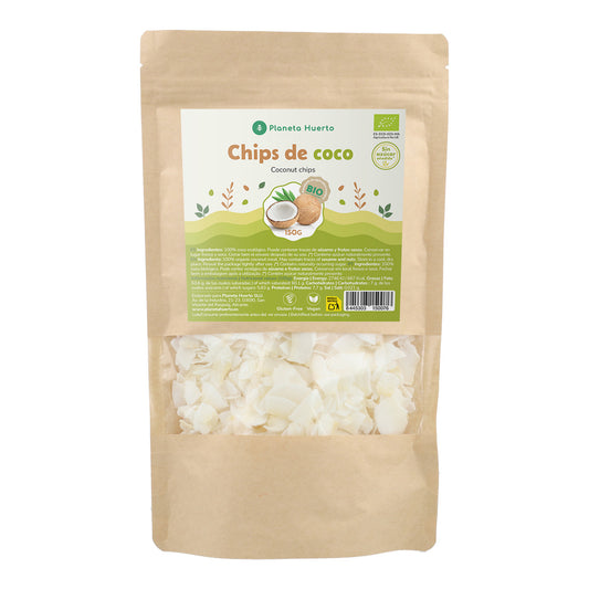 Lascas de coco sem açúcar ECO Planeta Huerto 150 g