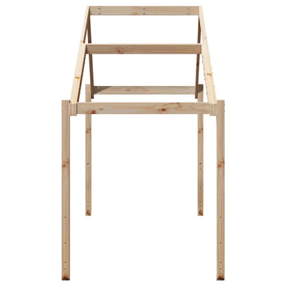 Techo De Cama Infantil Madera Maciza Pino 213x85,5x144,5 Cm_4