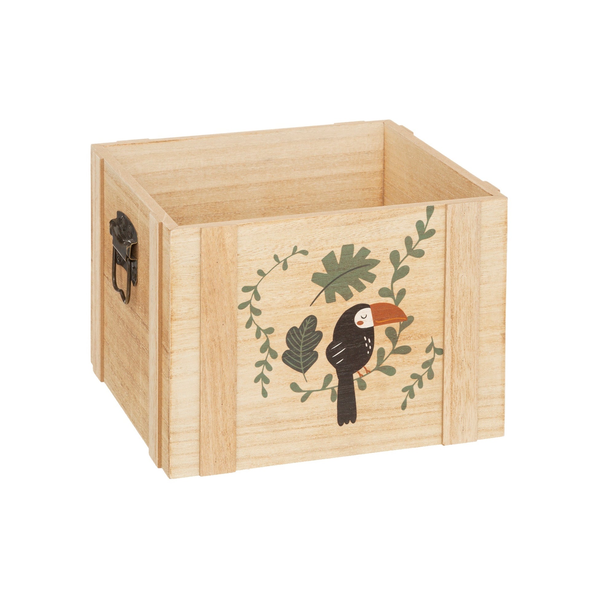 Juego De 3 Cajas Para Niños jungle, Madera_3